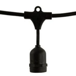 Best Pirce ❤️ Bulbrite 14' String Light, Black With 10 Medium Screw E26 Sockets 👍
