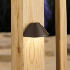 Wholesale ✔️ Kichler Accent And Deck Lighting Bronze One Light Landscape Deck 15165AZ ⭐