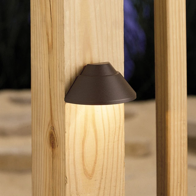 Wholesale ✔️ Kichler Accent And Deck Lighting Bronze One Light Landscape Deck 15165AZ ⭐