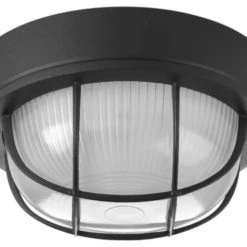 Buy 👏 Progress Lighting 1 Light Bulkhead 7-7/8" Flush Mount In Textured Black (P3709-31) 🎉
