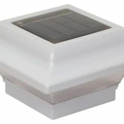 Promo 🔥 Classy Caps 4.5 X 4.5 In. Imperial Light Aluminum Base - White 👏