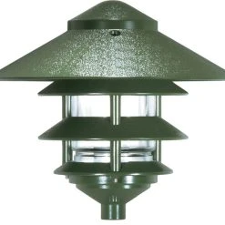 Outlet 🌟 Satco Products Nuvo Lighting 76/636 9-5/8"W Landscape 1 Light Path Light - Green 🤩