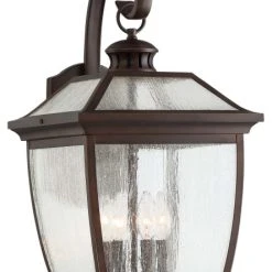 Best reviews of ⭐ Minka-Lavery 72528-246 4 Light Outdoor Wall Mount Sunnybrook Alder Bronze 😀