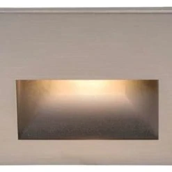 Coupon 💯 WAC Lighting LED Step Light Rectangular Scoop, Brushed Nickel 🌟
