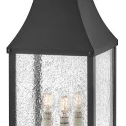 Flash Sale 🧨 Hinkley Beacon Hill Large Pier Mount Lantern, Museum Black 👍