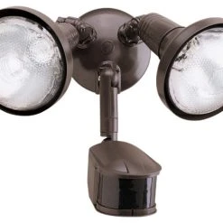 Coupon 🎉 Halo MS245R 2 Light 8"W Commercial Flood Light - Bronze 💯
