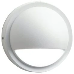 Promo 💯 Kichler Lighting 15764WHT30R 4" 0.86W 3000K 1 LED Half Moon Deck Light 😀