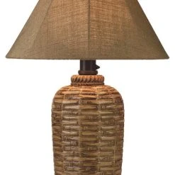 Coupon 💯 Patio Living Concepts South Pacific Outdoor Table Lamp With Sesame Sunbrella Shade ✔️