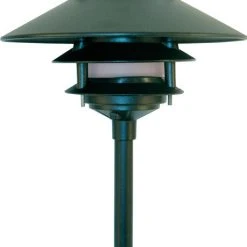 Cheapest 🧨 Dabmar Lighting Cast Aluminum Three Tier Pagoda Light With 0.50" Base 🌟