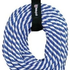 Coupon ✔️ Wellington Cordage, LLC Wellington 44165 Waterproof Derby Rope, 0.38" X 50', Blue And White 🔥