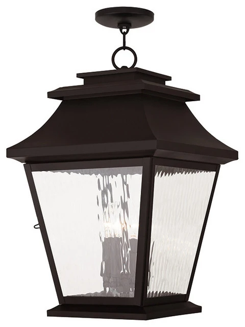 Cheapest π Livex Lighting Inc. Hathaway Outdoor Chain-Hang Lantern, Black, Bronze π