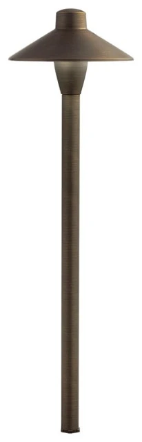 Brand new β Kichler LED 2700k Traditional 12v Path Light In Centennial Brass π