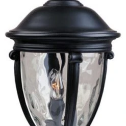 Outlet ❤️ Maxim Lighting International Maxim Camden VX 3-Light Black, Water Glass Hanging Lantern 🤩